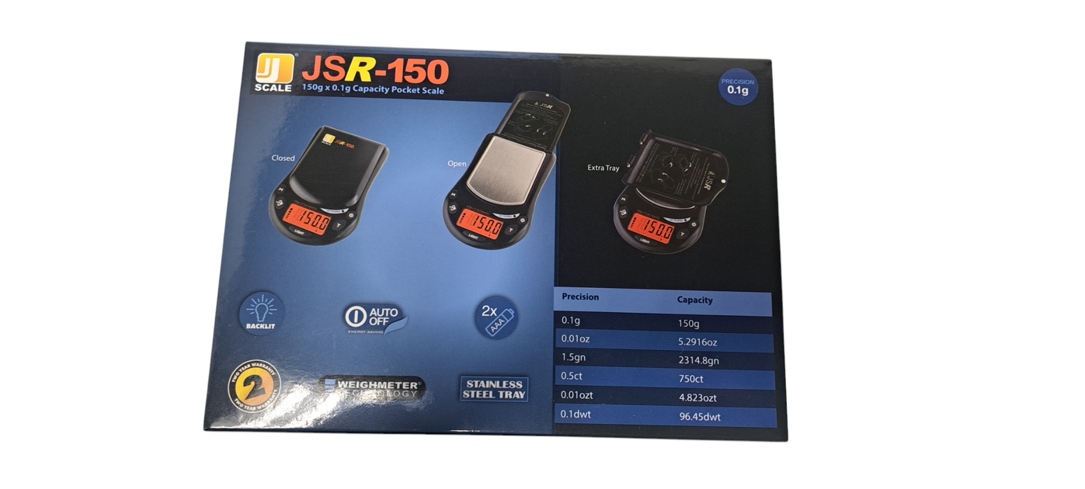 Brand New In Box JSCALE JSR-150 150 g x 0.1 g Pocket Scale Q