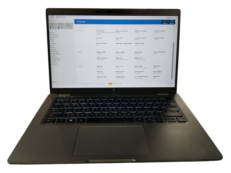 Dell Latitude 5420 Core i5-1145G7 @2.6GHz 16GB RAM DDR4 256GB NVMe  Lap200