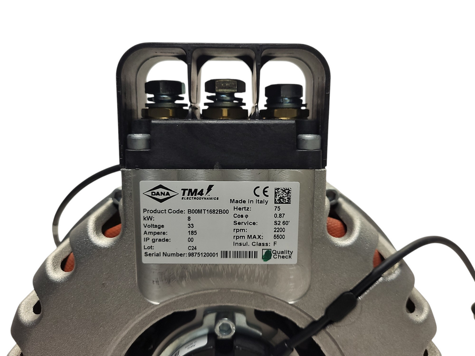 Dana Electrodynamics TM4 33V 8kW 185A 2530-1025 Electric Motor for small EV $