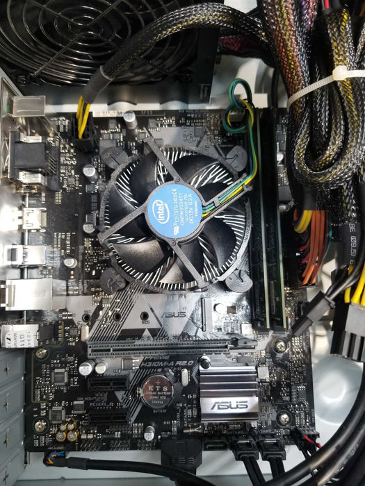 Generic Pc w/ Asus H310M-A Intel i7-9700 CPU 16GB DDR4 RAM No HDD