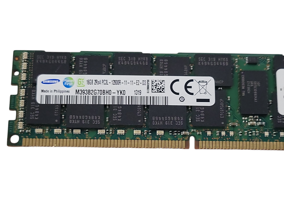 Samsung 16GB 2Rx4 PC3L-12800R DDR3 Server RAM/Memory Q_