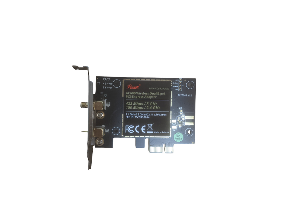 Rosewill AC600 Wirless Dual Band PCI-Express Adapter | RNX-AC600PCEv3