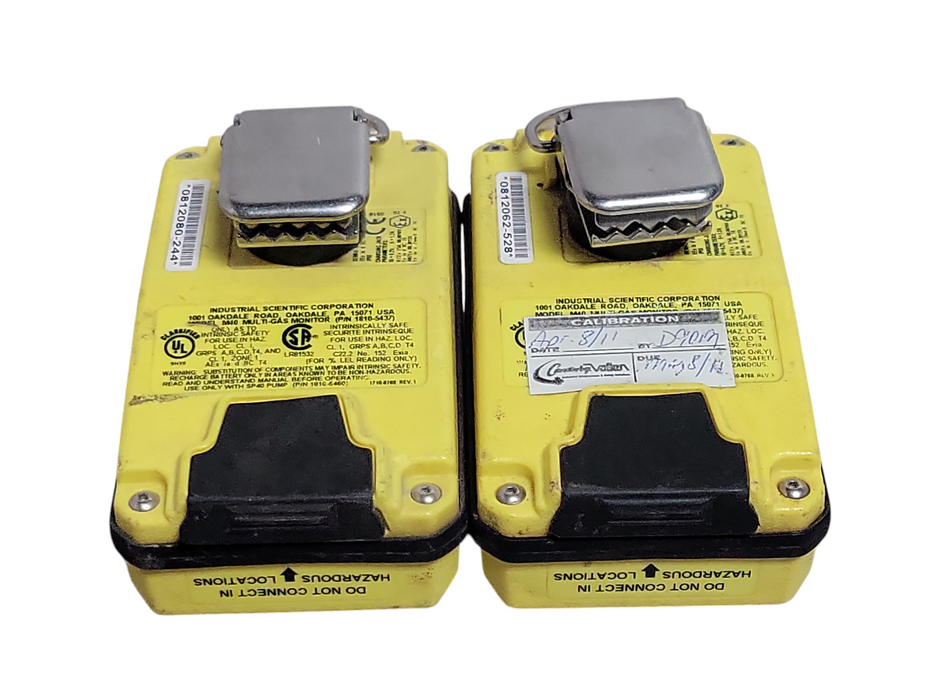 Lot of 2x industrial scientific M40 Gas monitors only, READ _