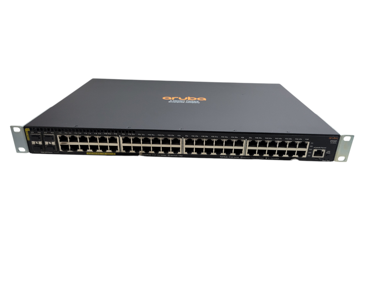 Aruba 2930F JL262A 48-port Gigabit PoE+ 370w 4x SFP Network Switch