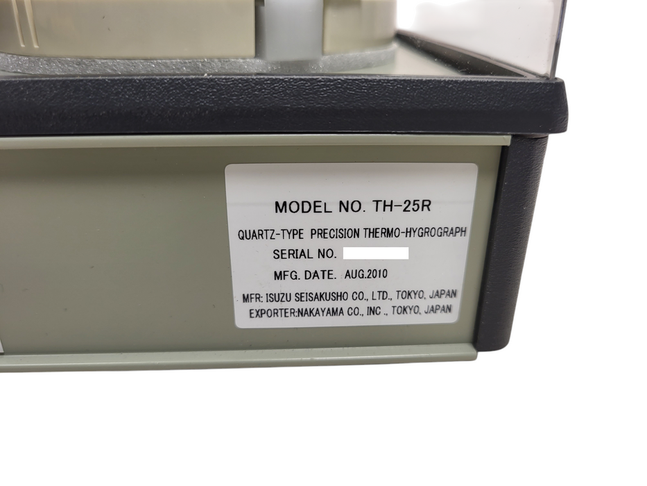 ISUZU TH-25R Quartz-Type Precision Thermo-Hygrograph $