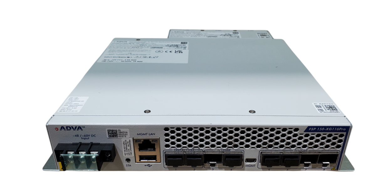ADVA FSP 150-XG116Pro | SFP+ 6x 10GbE, 2x1GbE *READ* — retail.era