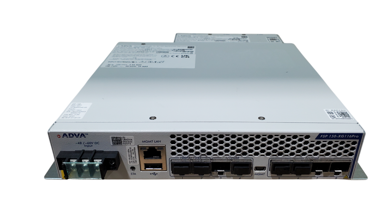 ADVA FSP 150-XG116Pro | SFP+ 6x 10GbE, 2x1GbE *READ*