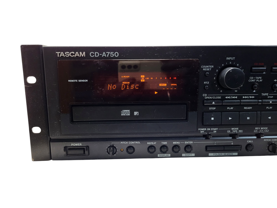 TASCAM CD-A750 Professional CD Player & Cassette Recorder Unit $