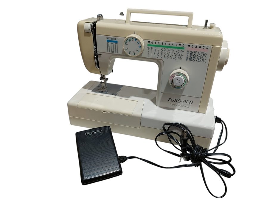 Vintage Euro-Pro Denim Machine Sewing Machine Model: 1260 DX  =
