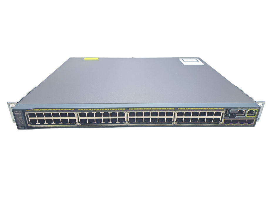 Cisco WS-C2960S-48LPS-L | 48-Port Gigabit PoE+ 370W Managed Switch w/ Stack