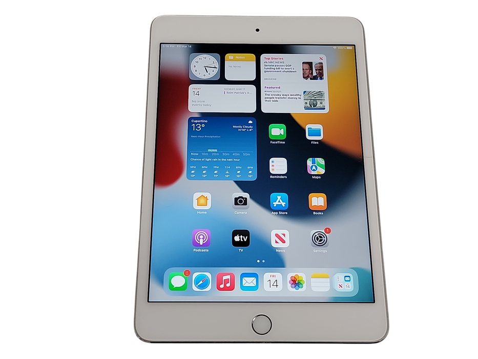 Apple iPad Mini 4th Gen - 128GB - Silver [A1538] (