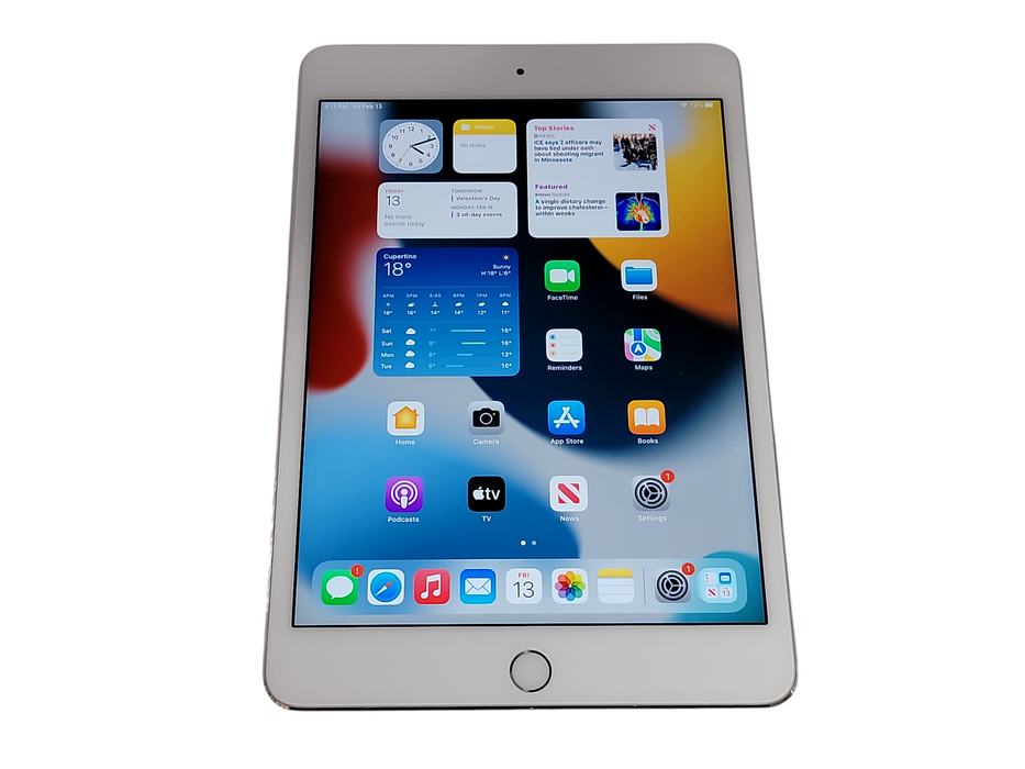 Apple iPad Mini 4th Gen - 128GB - Silver [A1538] (