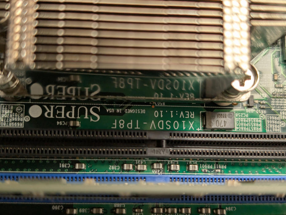 Supermicro CSE-505 SUPER X10SDV-TP8F Xeon D-1518 16GB RAM IPMI Server Q-