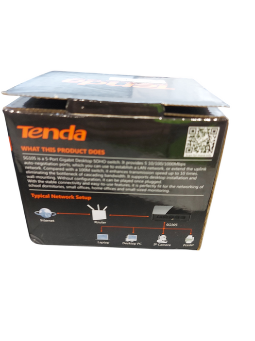Tenda SG105 5 Port Gigabit Desktop Switch  Ethernet Switch