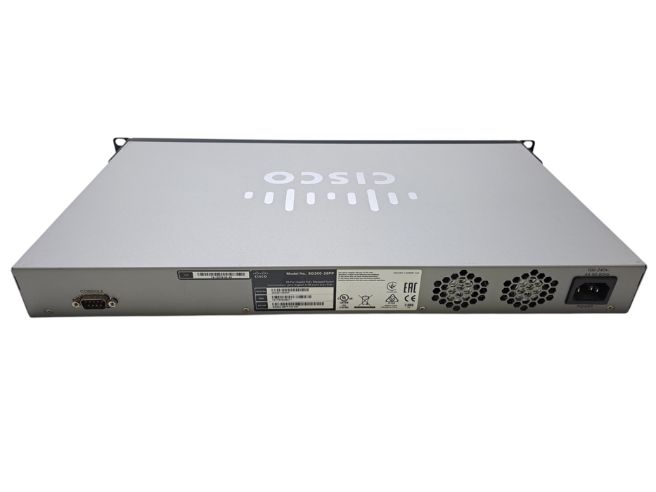 Cisco SG300-28PP-K9 V04 | 28-Port Gigabit PoE+ Managed Switch w/ 2x SFP Q)