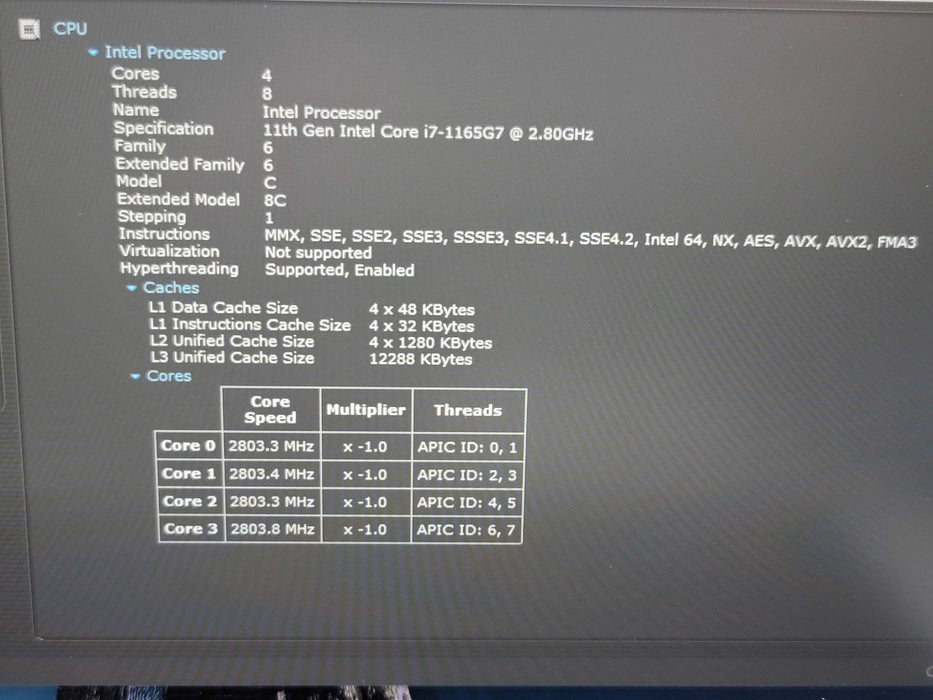 Lenovo ThinkPad E15 Gen 2 i7-1165G7 16GB DDR4 256GB SSD  Qβ Lap200