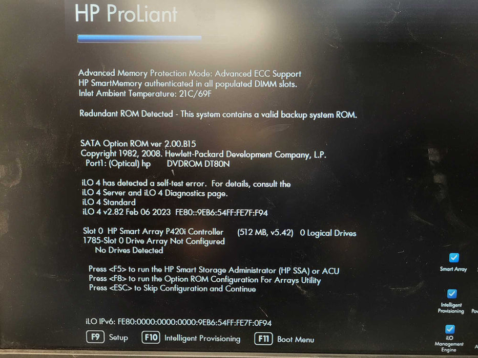 HP ProLiant DL385p Gen8 2.5" 2x Opteron 6376 16GB DDR3 P420i 2x750W PSU $