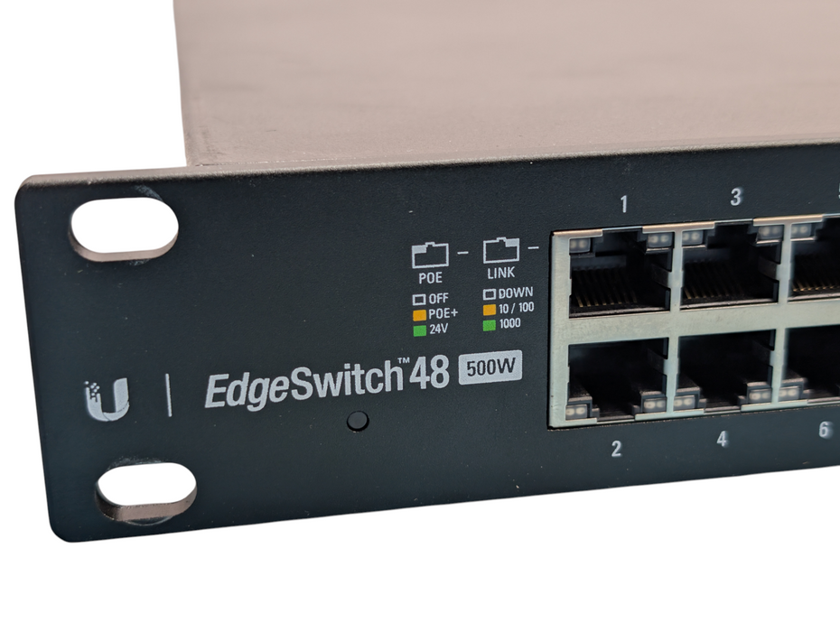Ubiquiti EdgeSwitch 48 500W ES-48-500W Gigabit PoE+ Network Switch  -