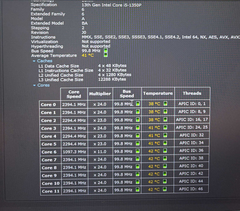 Dell Precision 3480 Core i5-1350P vPRO @1.9GHz 16GB RAM 256GB SSD READ!  Lap200