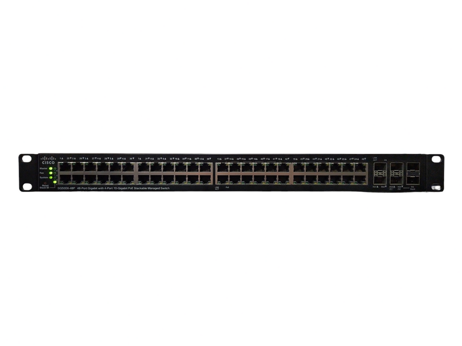 Cisco SG500X-48P-K9 V02 48-Port Gigabit Stackable Ethernet Switch $
