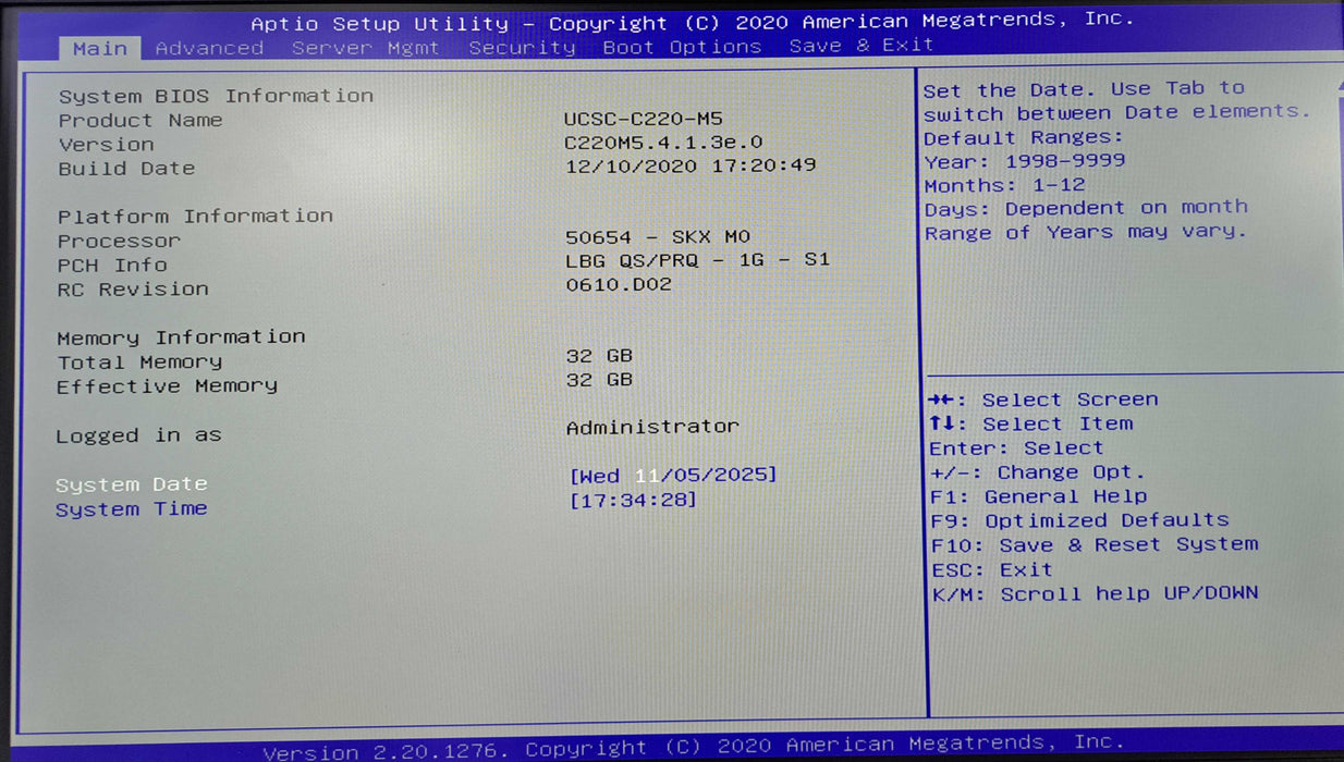 Cisco UCS C220 M5 4x 3.5" | 1x Xeon Gold 5118 CPU, 32GB DDR4, 12G RAID )