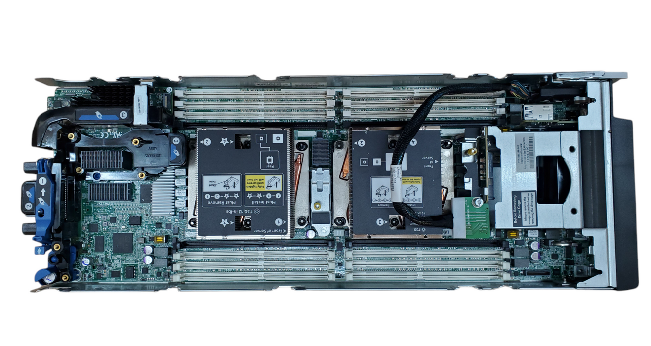 Hpe Blade Module Assembly HPE ProLiant 460c Series Gen 10 Blade Server - Barebones + Heatsinks ...