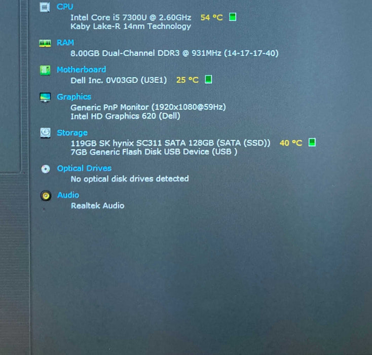 Dell Latitude 7212 Rugged Extreme Tablet TOUCH i5-7300U@2.6GHz 8GB 128SSD  Lap200