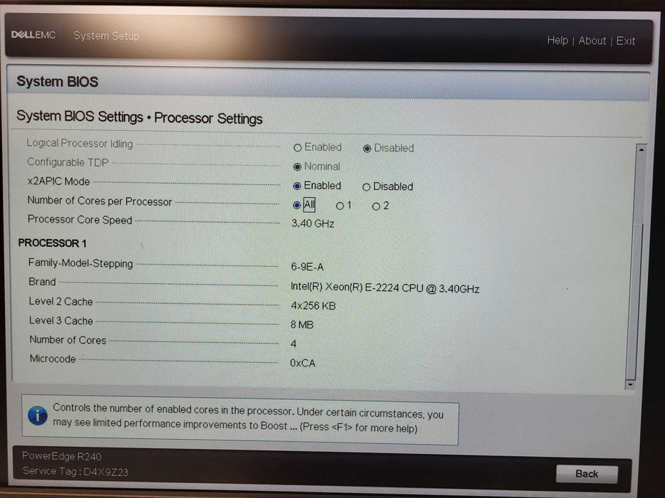DELL PowerEdge R240 Intel Xeon E-2224 16GB RAM S140 RAID No HDD READ $
