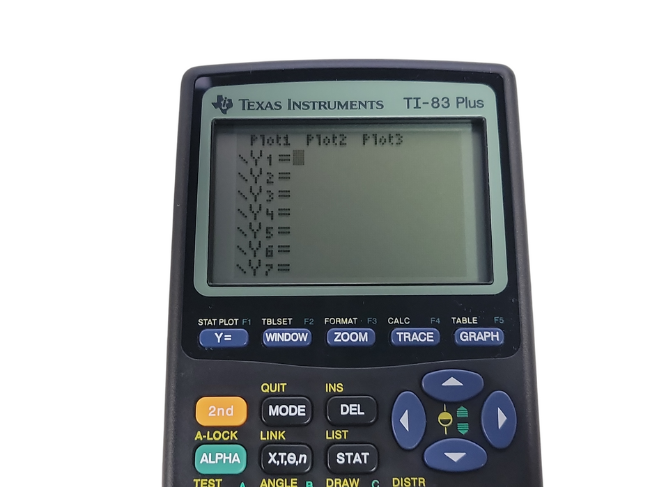 Texas Instruments TI-83 Plus Graphing Calculator Q(