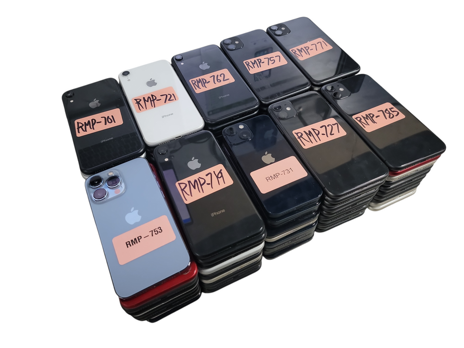 Lot of 100x Apple iPhone [A19xx to 28xx | B/C Condition][RMP-9] (