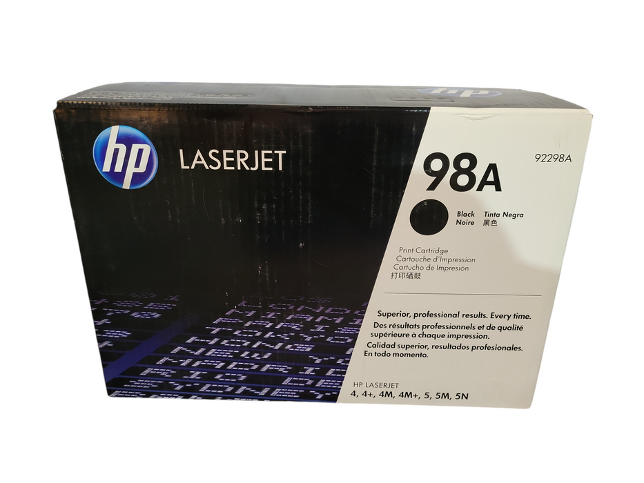 HP LaserJet 98A Black Print Toner Cartridge Genuine New Sealed 92298A Q!