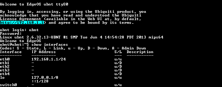 Ubiquiti ERPoe-5 EdgeRouter PoE Router | Factory Reset )