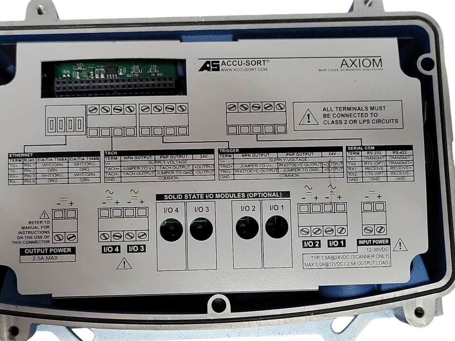 Accu-Sort Axiom Barcode Scanning Solution 104449206, READ _