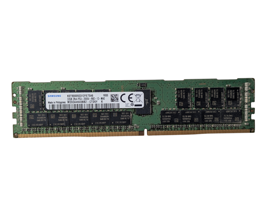 32GB DDR4 Server RAM Memory Module SAMSUNG 32GB 2Rx4 PC4-2666V-RB2-12-MA0 Q-