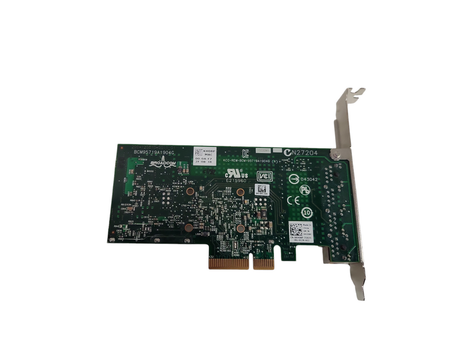 Dell KH08P Broadcom NetXtreme 5719 1GB Quad-Port Ethernet Server Adapter %