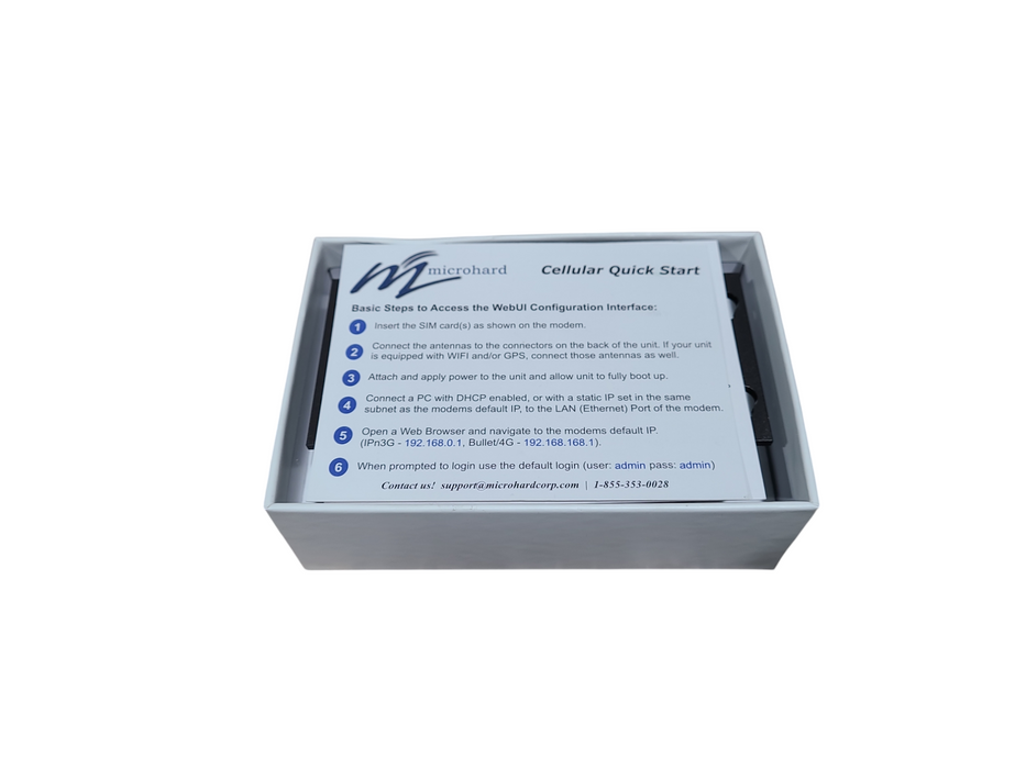 Microhard IPn4Gii-NA 4G LTE Dual SIM Dual Ethernet Serial USB Gateway POE Q%