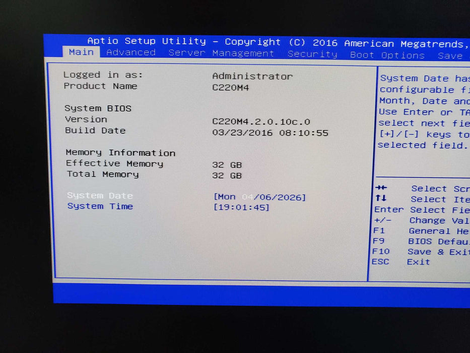 Cisco BE7000M UCS C220 M4 Intel Xeon E5-2630 v3 @2.40GHz 32GB Ram/ No HDD