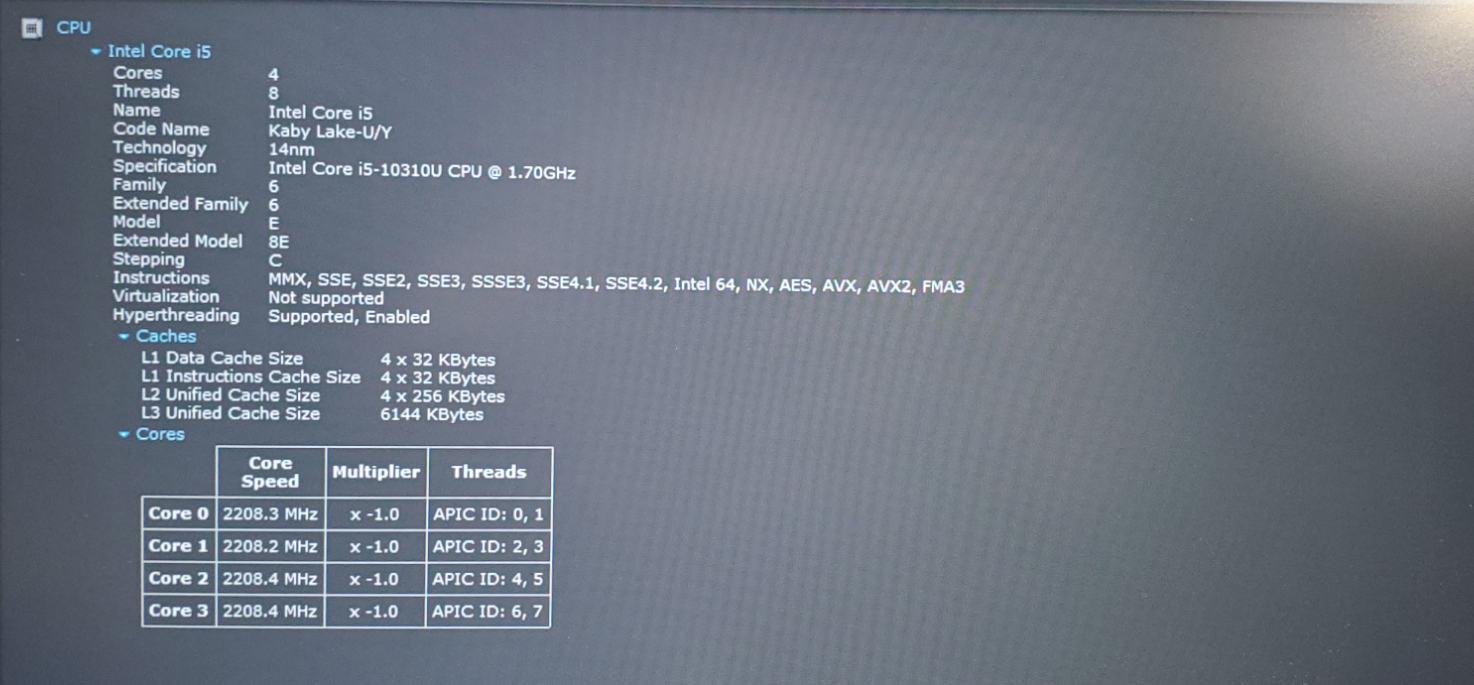Dell Latitude 5410 | Intel Core i5-10310U 16GB DDR4 256GB NVMe BIOS Locked  Lap200