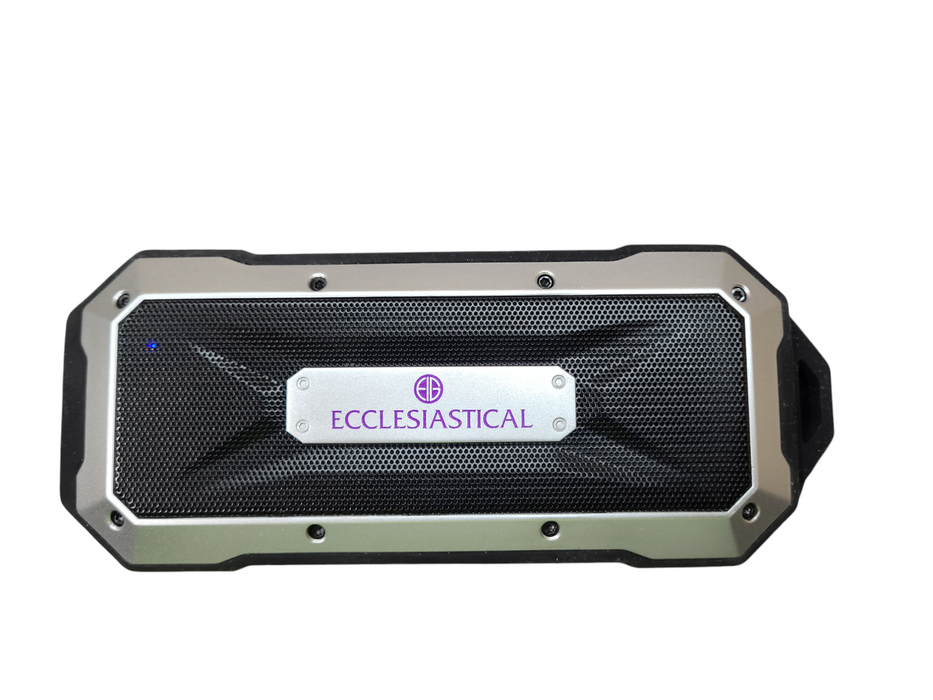 Boulder 7199-85 Portable Wireless Bluetooth Outdoor Speaker- Silver & Black