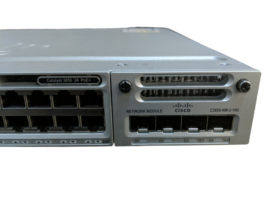 Cisco Catalyst 3850 24 port PoE+ | WS-C3850-24P - Ethernet Switch | *Read*