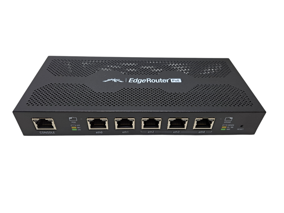 Ubiquiti ERPoe-5 EdgeRouter PoE Router | Factory Reset )