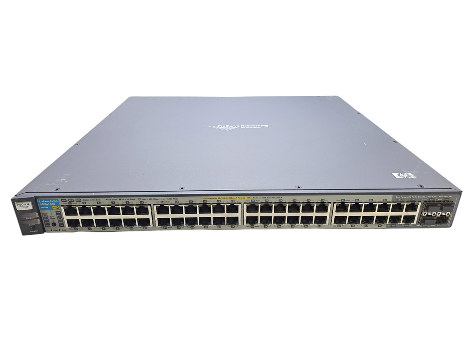 HP ProCurve 3500yl-48G J8693A | 48-Port Gigabit PoE+ Network Switch | 4x SFP Q