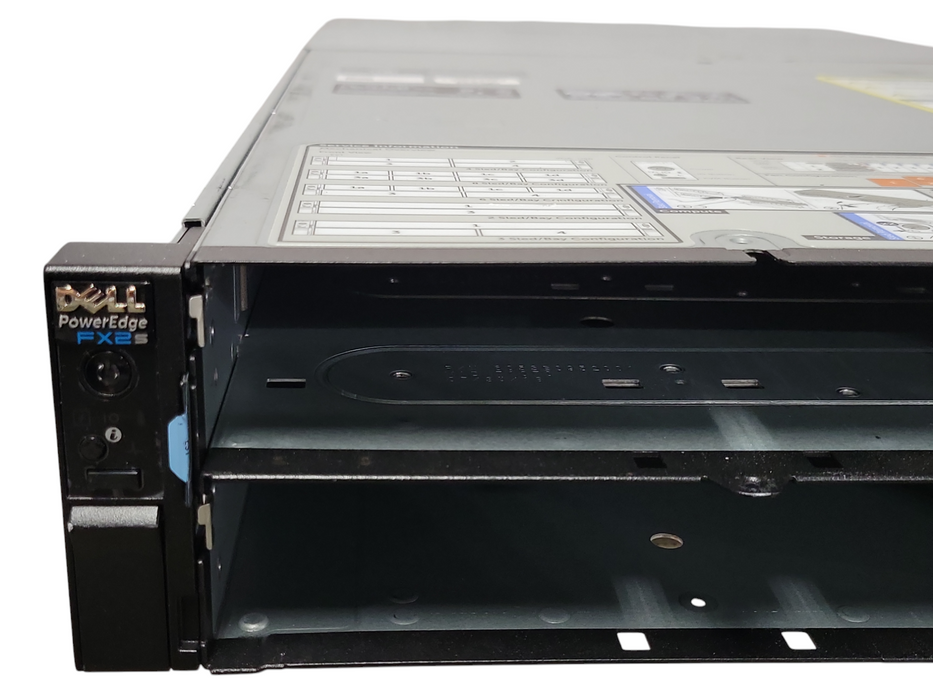 Dell PowerEdge FX2s Barebones, No Blades, 2x 220V PSU, 2x FN410S, READ _