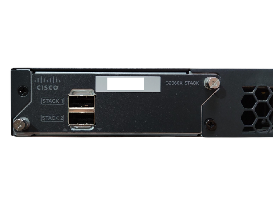 Cisco WS-C2960X-48FPD-L, 48-Port Gigabit PoE+ 2x10G SPF, Stack Module