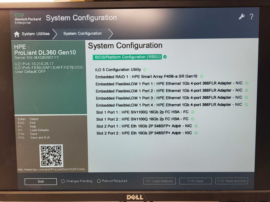 HPE ProLiant DL360 Gen10 8x2.5" 2x Silver 4208, 32GB DDR4, P408i-a SR Gen10 $