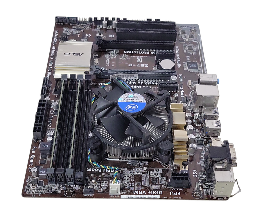 ASUS Z97-P Desktop Motherboard LGA 1150 w/ Core I5-4460 CPU and 16GB RAM _