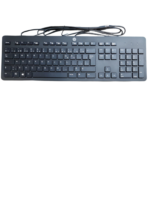 Lot 3x HP Slim USB Full Keyboard Black KU-1469 803181-031