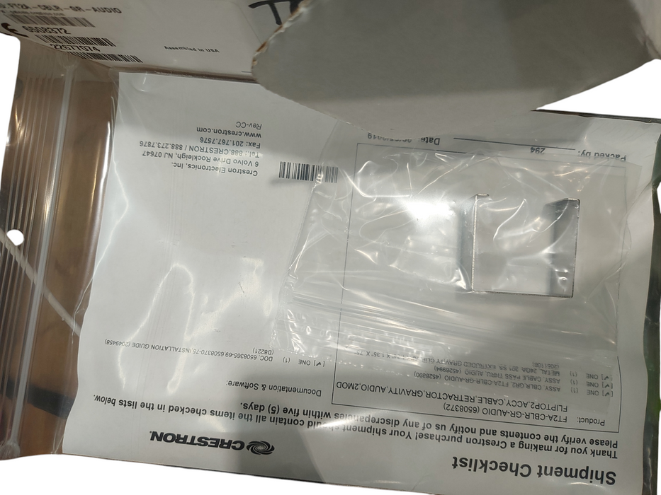 CRESTRON FT2A-CBLR-GR-4K-HD Gravity Cable Retractor for FT2 Series,