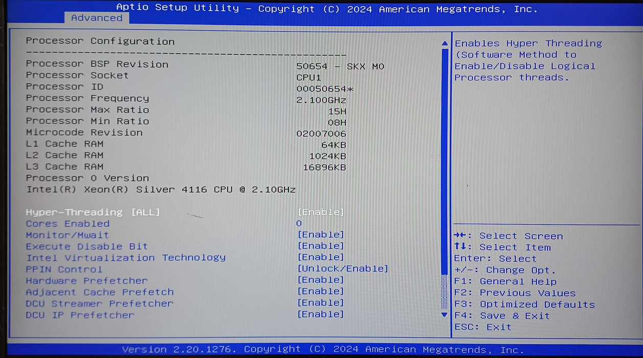 NUTANIX / Supermicro X11SPW-TF-NI22, Xeon Silver 4116, 32GB DDR4, 2x 500W