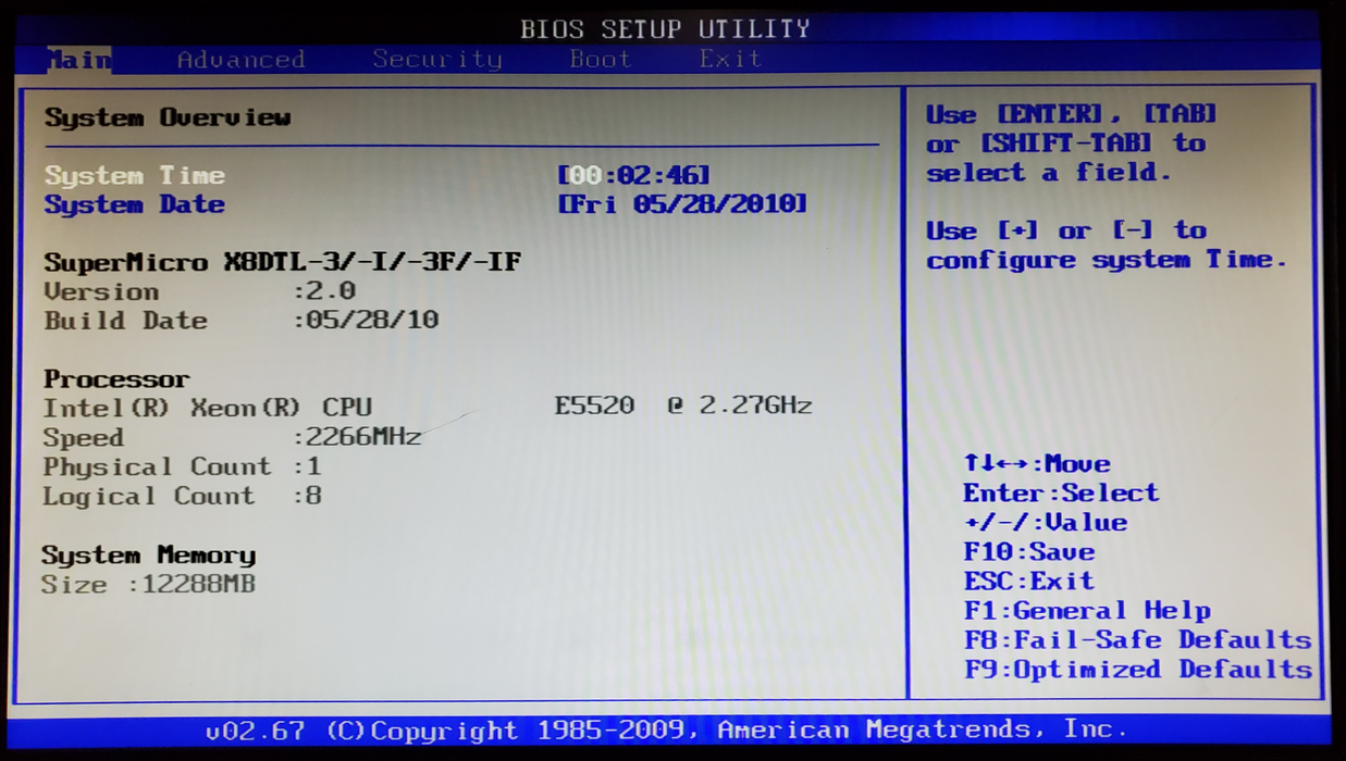 SuperMicro X8DTL-3F Intel Xeon E5520 12GB DDR3 - No HDD